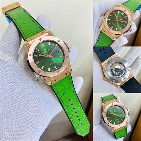 hublot rose gold green sapphire|where to buy Hublot.